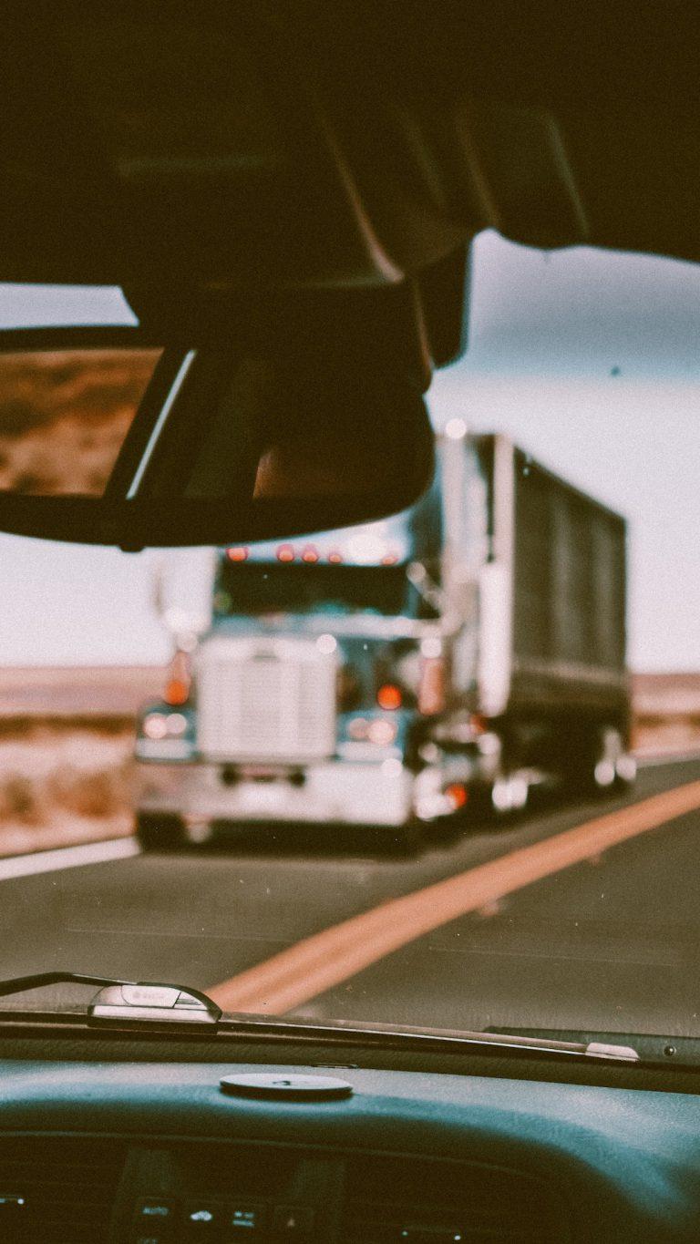 Photo of Dash View of a Truck